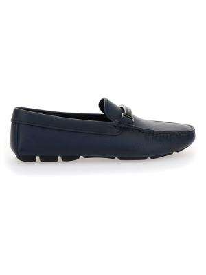 Prada Logo Plaque Loafers