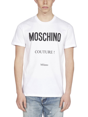 Moschino Couture Logo Printed T-shirt