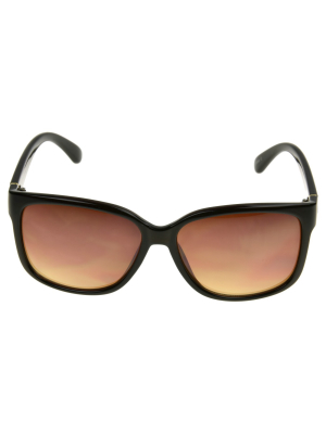 Women's Square Sunglasses - A New Day™ Brown