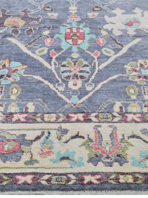 Turkish Oushak Rug 9'3" X 11'8"