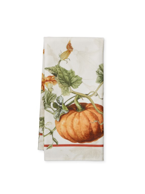 Harvest Pumpkin Patch Towels, Set Of 2