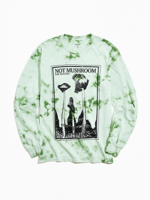 Mushroom Tie-dye Long Sleeve Tee