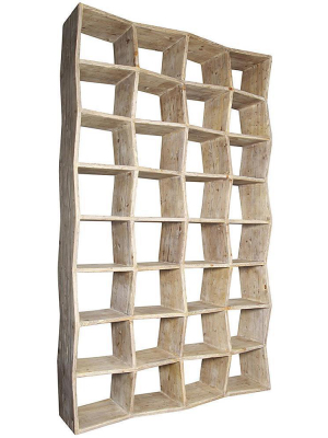 Noir Zig Zag Large Bookcase