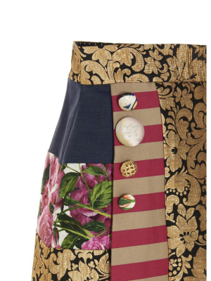 Dolce & Gabbana Patchwork Mini Skirt