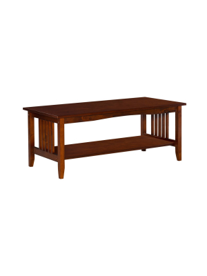 Finn Mission Coffee Table - Linon