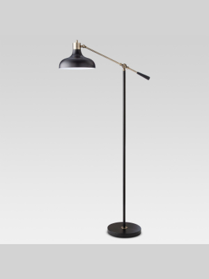 Crosby Schoolhouse Floor Lamp Black - Threshold™