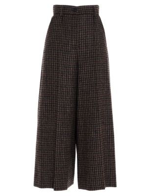 Dolce & Gabbana Tailored Houndstooth Culottes