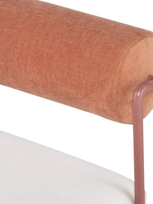 Nuevo Marni Occasional Chair - Oyster And Terracotta