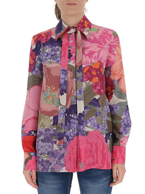 Valentino Floral Print Shirt