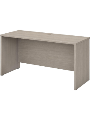 Bush Business Furniture 59" Credenza Desk, Sand Oak Scd360so