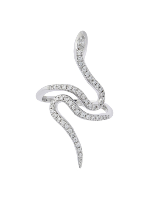 Queen Curled Snake Ring W-d