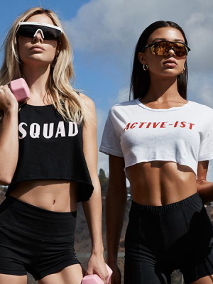 Squad [ Women's Crop Tank]