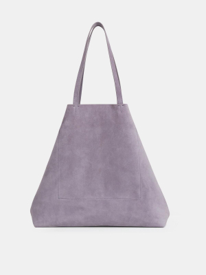 Simple Tote In Suede