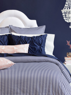 Navy Blue Larkin Duvet Cover