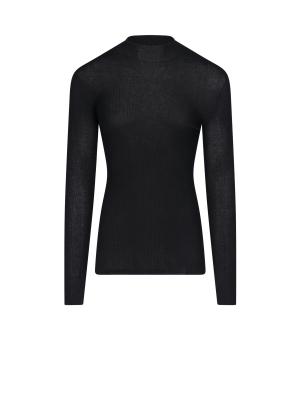 Rick Owens High-neck Knit Sweater