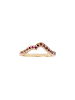 Ruby Onda Ring