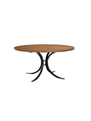 Quincy Round Dining Table In Almond Design By Redford House