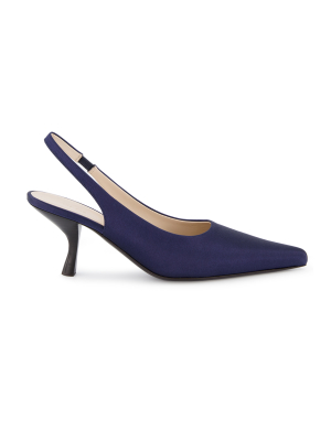 Bourgeoise Sling Pump Midnight