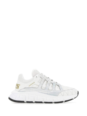 Versace Trigreca Low-top Panelled Sneakers