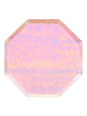 Meri Meri Iridescent Dinner Plates