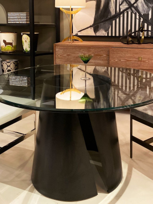 Portia Dining Table Black Powder Coat