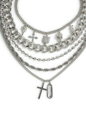 Layered Charm Necklace*