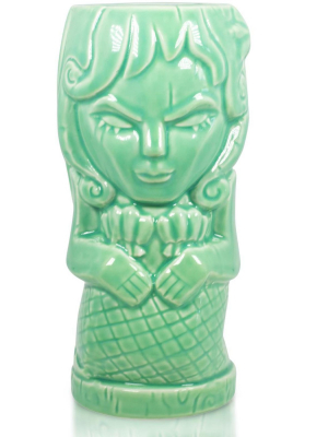 Beeline Creative Geeki Tikis Green Mermaid Fantasy Mug | Ceramic Tiki Style Cup | Holds 15 Ounces