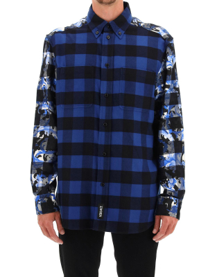 Versace Baroccoflage Print Buttoned Shirt