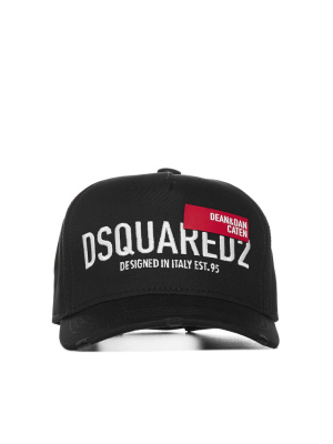 Dsquared2 Logo Embroidered Baseball Cap