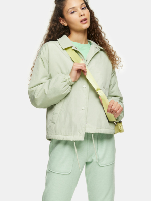 Sage Quilted Shell Jacket