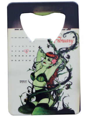 Adventure Trading Inc Dc Comics Bombshells Poison Ivy Credit Card Bottle Opener