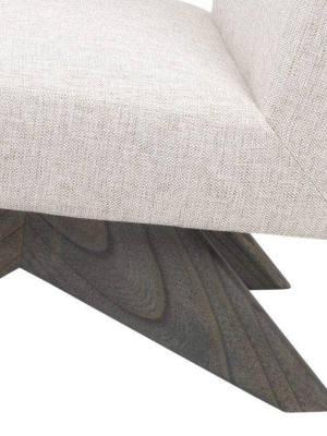 Eichholtz Erudit Occasional Chair Low - Ivory