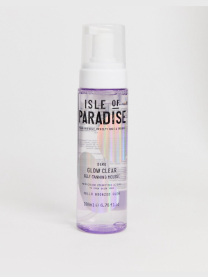 Isle Of Paradise Glow Clear Self-tanning Mousse Dark 200ml