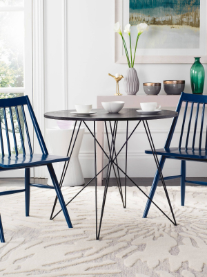 Set Of 2 Wren Spindle Dining Chair Navy - Safavieh