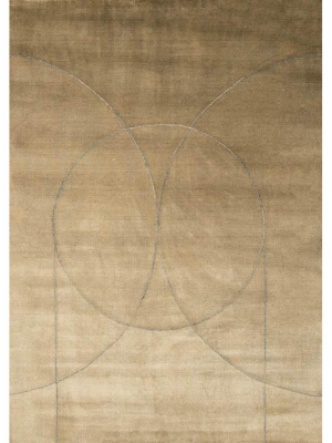 Circulus Ochre Area Rug By Linie Design