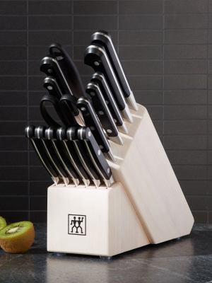 Zwilling ® J.a. Henckels Pro 16-piece White Block Knife Set