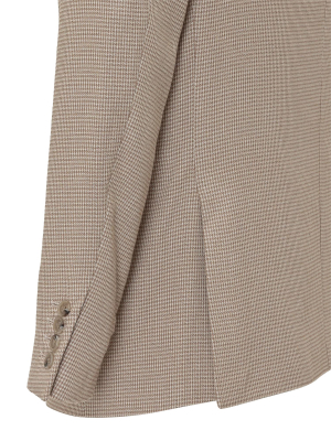 Nanushka Malvin Double-breasted Houndstooth Jacket