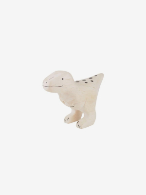 Polepole Miniature Wooden Dinosaurs - Velociraptor