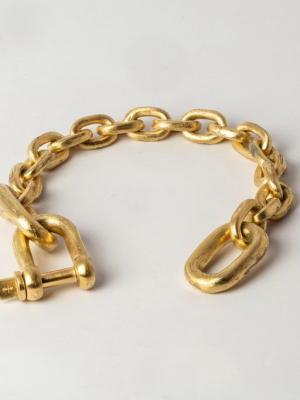 Grade Chain Charm Bracelet (ag)