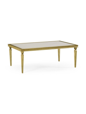 Italian Gilded Rectangular Coffee Table