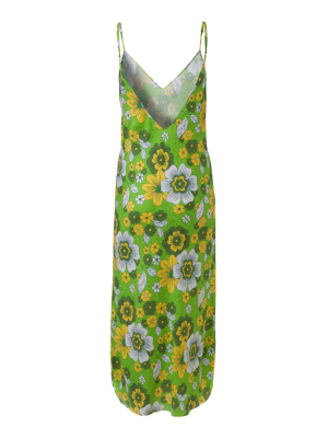 Corinna Floral-print Silk Dress