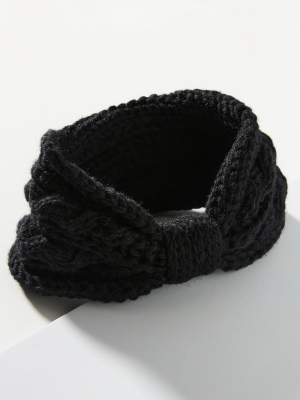 Cable-knit Twist Headband