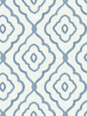 Seaside Ogee Wallpaper In Blue Oasis From The Beach House Collection By Seabrook Wallcoverings