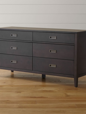 Arch Grey-brown 6-drawer Dresser