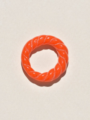 Cayenne Glass Rope Ring