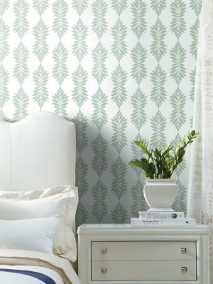 Broadsands Botanica Wallpaper In Mint From The Water's Edge Collection By York Wallcoverings