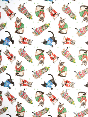 The More The Meow-ier Wrapping Paper