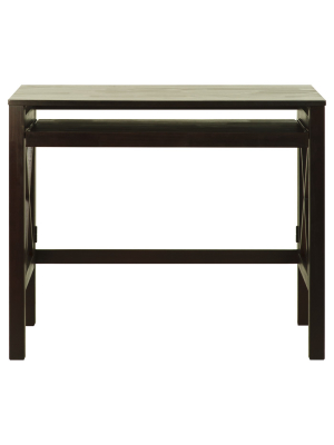 Folding Desk With Pull Out - Flora Home