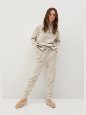 Knit Jogger-style Trousers