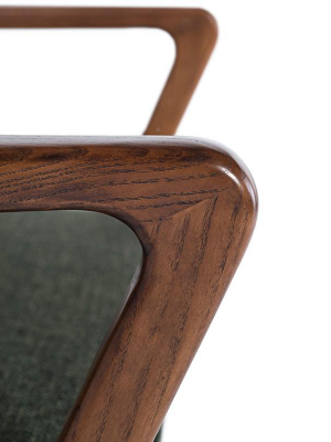 Nuevo Eloise Occasional Chair - Hunter Green Tweed